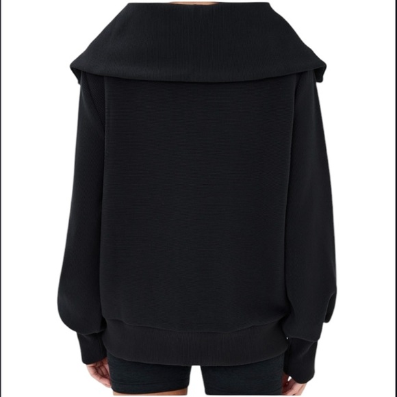 Varley Catherine Half-Zip Ribbed
Convertible Oversized Sweater Size L - Picture 13 of 13